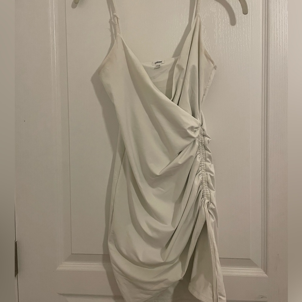 XS Garage Mini White Bodycon dress